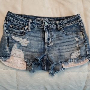 American Eagle Cutoff Stretchy Jean Shorts